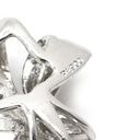 ノンブランド NON BRAND パール ダイヤ 0.22ct パールホワイト×プラチナシルバー Pt900 パール ダイヤモンド ペンダントトップ 白蝶養殖真珠 ネックレスヘッド オフラウンドシェイプ