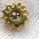 ノンブランド NON BRAND ダイヤモンド 0.22ct ペンダント イエローゴールド K18YG ダイヤモンド ネックレス 750 18K ブリリアントカット 花 フラワーモチーフ