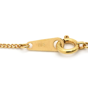 ノンブランド NON BRAND ダイヤモンド 0.22ct ペンダント イエローゴールド K18YG ダイヤモンド ネックレス 750 18K ブリリアントカット 花 フラワーモチーフ