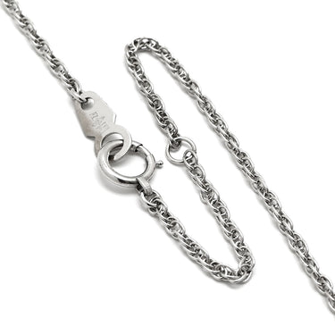 ノンブランド NON BRAND プラチナシルバー Pt900 ダイヤモンド Pt850（チェーン） エメラルド ネックレス Pt900×Pt850 コンビ ダイヤ 0.32ct エメラルド プラチナム ペンダント