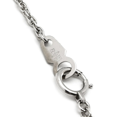 ノンブランド NON BRAND プラチナシルバー Pt900 ダイヤモンド Pt850（チェーン） エメラルド ネックレス Pt900×Pt850 コンビ ダイヤ 0.32ct エメラルド プラチナム ペンダント