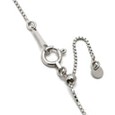 ノンブランド NON BRAND コンクパール プラチナ プラチナシルバー×ピンク Pt900 ダイヤモンド コンクパール Pt850（チェーン） ネックレス Pt900×Pt850 コンビ パヴェダイヤ ヘイロー オーバル型