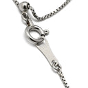 ノンブランド NON BRAND コンクパール プラチナ プラチナシルバー×ピンク Pt900 ダイヤモンド コンクパール Pt850（チェーン） ネックレス Pt900×Pt850 コンビ パヴェダイヤ ヘイロー オーバル型