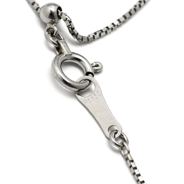 ノンブランド NON BRAND コンクパール プラチナ プラチナシルバー×ピンク Pt900 ダイヤモンド コンクパール Pt850（チェーン） ネックレス Pt900×Pt850 コンビ パヴェダイヤ ヘイロー オーバル型