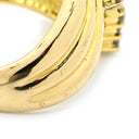 ノンブランド NON BRAND ダイヤモンド 1.04ct イエローゴールド K18YG ダイヤモンド リング 指輪 23P 23石 パヴェダイヤ18K 750 YG デザインリング 15.5号