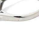 ノンブランド NON BRAND ダイヤ 0.31ct プラチナシルバー Pt900 ダイヤモンド リング 指輪 Pt900 プラチナ パヴェ メレ 2列 2重 V字デザイン Vライン テーパーバゲット 13号