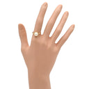 ノンブランド NON BRAND アコヤパール 8.3mm パールホワイトXイエローゴールド K18YG パール ダイヤモンド リング 指輪 あこや真珠 1粒 1P 白 ラウンドシェイプ 18K 750 YG 13.5号