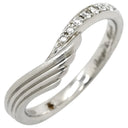 ノンブランド NON BRAND ダイヤモンド 0.06ct リング プラチナシルバー Pt950 ダイヤモンド リング 指輪 1P 1粒 1石 プラチナ デザインリング 名前入り 7.5号