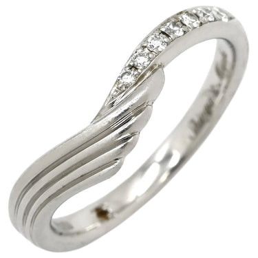ノンブランド NON BRAND ダイヤモンド 0.06ct リング プラチナシルバー Pt950 ダイヤモンド リング 指輪 1P 1粒 1石 プラチナ デザインリング 名前入り 7.5号