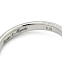ノンブランド NON BRAND ダイヤモンド 0.06ct リング プラチナシルバー Pt950 ダイヤモンド リング 指輪 1P 1粒 1石 プラチナ デザインリング 名前入り 7.5号