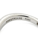 ノンブランド NON BRAND ダイヤモンド 0.06ct リング プラチナシルバー Pt950 ダイヤモンド リング 指輪 1P 1粒 1石 プラチナ デザインリング 名前入り 7.5号