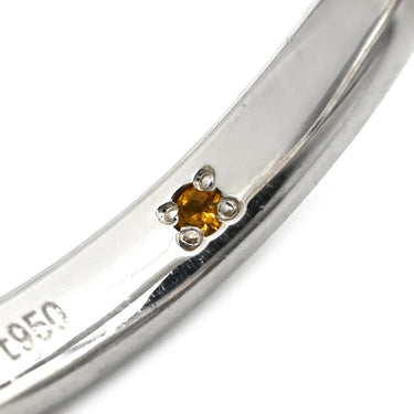 ノンブランド NON BRAND ダイヤモンド 0.06ct リング プラチナシルバー Pt950 ダイヤモンド リング 指輪 1P 1粒 1石 プラチナ デザインリング 名前入り 7.5号