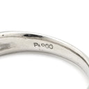 ノンブランド NON BRAND ダイヤモンド 0.20ct リング プラチナシルバー Pt900 ダイヤモンド リング 指輪 10P 10粒 10石 一文字 ブリリアントカット プラチナ 12号
