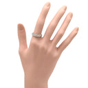 ノンブランド NON BRAND ダイヤモンド 0.20ct リング プラチナシルバー Pt900 ダイヤモンド リング 指輪 10P 10粒 10石 一文字 ブリリアントカット プラチナ 12号