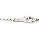 ノンブランド NON BRAND ステーションネックレス ホワイトゴールド K18WG ダイヤモンド ネックレス 10P 10粒 18K WG Au750 ベゼルセッティング ロング 2.46ct