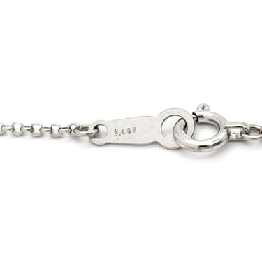 ノンブランド NON BRAND ステーションネックレス ホワイトゴールド K18WG ダイヤモンド ネックレス 10P 10粒 18K WG Au750 ベゼルセッティング ロング 2.46ct