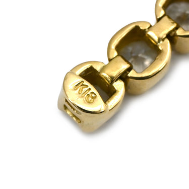 ノンブランド NON BRAND ダイヤモンド 0.68ct 7連 7石 イエローゴールド K18YG ダイヤモンド ペンダントトップ ネックレストップ 7P 7粒 ドロップ 18金 750 YG