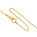 ノンブランド NON BRAND ダイヤモンド 0.39ct ペンダント イエローゴールド K18YG ダイヤモンド ネックレス 750 18K 1P 1粒 1石 ブリリアントカット