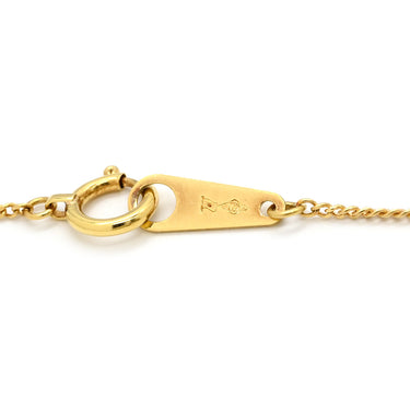 ノンブランド NON BRAND ダイヤモンド 0.39ct ペンダント イエローゴールド K18YG ダイヤモンド ネックレス 750 18K 1P 1粒 1石 ブリリアントカット