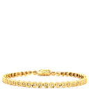 ノンブランド NON BRAND テニスブレスレット 1.0ct ダイヤモンド イエローゴールド K18YG ダイヤモンド ブレスレット