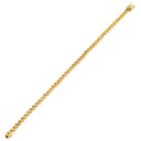 ノンブランド NON BRAND テニスブレスレット 1.0ct ダイヤモンド イエローゴールド K18YG ダイヤモンド ブレスレット