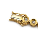 ノンブランド NON BRAND テニスブレスレット 1.0ct ダイヤモンド イエローゴールド K18YG ダイヤモンド ブレスレット