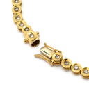 ノンブランド NON BRAND テニスブレスレット 1.0ct ダイヤモンド イエローゴールド K18YG ダイヤモンド ブレスレット