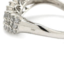 ノンブランド NON BRAND ダイヤモンド 0.50ct リング プラチナシルバー Pt900 ダイヤモンド リング 指輪 V字 Vライン プラチナ900 パヴェ 27石 13号