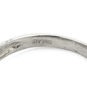 ノンブランド NON BRAND ダイヤモンド 0.50ct プラチナシルバー Pt900 ダイヤモンド リング 指輪 パヴェ フラワー 花モチーフ プラチナ 9.5号