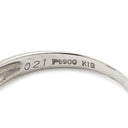 ノンブランド NON BRAND ダイヤモンド 0.21ct プラチナシルバーXイエローゴールド K18YG Pt900 ダイヤモンド リング 指輪 5石 5粒 ブリリアントカット 18K 750 YG プラチナ コンビ ダイア 10号