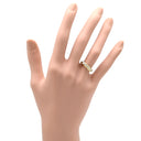 ノンブランド NON BRAND ダイヤモンド 0.21ct プラチナシルバーXイエローゴールド K18YG Pt900 ダイヤモンド リング 指輪 5石 5粒 ブリリアントカット 18K 750 YG プラチナ コンビ ダイア 10号