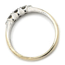 ノンブランド NON BRAND ダイヤモンド 0.30ct ホワイトゴールド K14WG ダイヤモンド リング 指輪 K14WG Au585 14K 14金 5P 5石 5粒 ラインストーン 一文字 11号