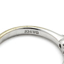 ノンブランド NON BRAND ダイヤモンド 0.30ct ホワイトゴールド K14WG ダイヤモンド リング 指輪 K14WG Au585 14K 14金 5P 5石 5粒 ラインストーン 一文字 11号