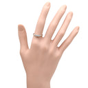 ノンブランド NON BRAND ダイヤモンド 0.30ct ホワイトゴールド K14WG ダイヤモンド リング 指輪 K14WG Au585 14K 14金 5P 5石 5粒 ラインストーン 一文字 11号