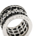 ノンブランド NON BRAND ダイヤ ネックレストップ ブラック×ホワイトゴールド K18WG ブラックダイヤモンド ホワイトダイヤモンド ペンダントトップ Au750 18K 18金 WG パヴェセッティング