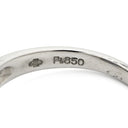 ノンブランド NON BRAND スターサファイア 4.73ct ダイヤ 0.13ct ブルー×プラチナシルバー Pt850 サファイア ダイヤモンド リング 指輪 青 ブルー Pt850 プラチナ オーバルカボション 11号