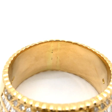 ノンブランド NON BRAND ブラックオパール 4.9ct ダイヤモンド イエローゴールド K18YG オパール ダイヤモンド リング 指輪 黒 遊色 オーバル 1石 1粒 マルチカラー 18K 750 YG 13号