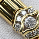 ノンブランド NON BRAND ダイヤモンド 3.51ct イエローゴールド K18YG Pt900 ダイヤモンド ブレスレット 18K 750 18金 YG デザインブレス