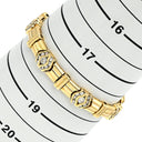 ノンブランド NON BRAND ダイヤモンド 3.51ct イエローゴールド K18YG Pt900 ダイヤモンド ブレスレット 18K 750 18金 YG デザインブレス