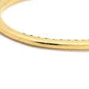 ノンブランド NON BRAND ダイヤモンド 片耳用 イエローゴールド K18YG ダイヤモンド ピアス Au750 18K 18金 フープ ハーフエタニティ