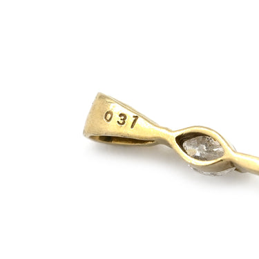 ノンブランド NON BRAND ダイヤモンド 3連 ホワイトゴールド K18WG ダイヤモンド ペンダントトップ K18WG Au750 18K 18金 3P 3石 3粒 トリロジー チャーム