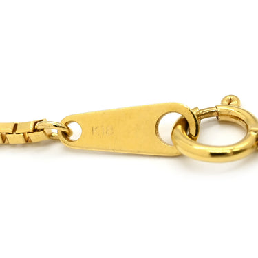 ノンブランド NON BRAND スウィング オーバルモチーフ ダイヤペンダント イエローゴールド K18YG ダイヤモンド ネックレス Au750 18K 18金 フラワー 花