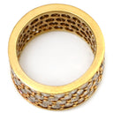 ノンブランド NON BRAND ダイヤ ネックレストップ イエローゴールド×シルバー K18YG ダイヤモンド ペンダントトップ Au750 18K 18金 YG パヴェセッティング 1.00ct