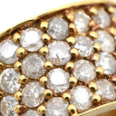 ノンブランド NON BRAND ダイヤ ネックレストップ イエローゴールド×シルバー K18YG ダイヤモンド ペンダントトップ Au750 18K 18金 YG パヴェセッティング 1.00ct