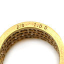 ノンブランド NON BRAND ダイヤ ネックレストップ イエローゴールド×シルバー K18YG ダイヤモンド ペンダントトップ Au750 18K 18金 YG パヴェセッティング 1.00ct