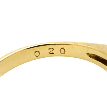 ノンブランド NON BRAND ブルーサファイア ダイヤ リング ブルー×イエローゴールド K18YG ダイヤモンド ブルーサファイア リング 指輪 18K 750 YG ダイヤモンド フラワーモチーフ 12号