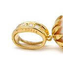 ノンブランド NON BRAND パール ダイヤ 0.10ct パールホワイト×イエローゴールド K18YG パール ダイヤモンド ペンダントトップ ネックレストップ 白蝶パール ホワイトパール 真珠 18K YG 750