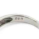 ノンブランド NON BRAND アコヤパール 9.2mm ダイヤ シルバーグレー×プラチナシルバー Pt900 パール ダイヤモンド リング 指輪 あこや 真珠 1粒 ラウンドシェイプ プラチナ900 8.5号