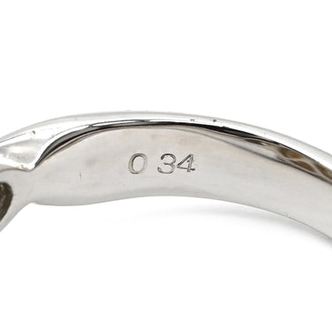 ノンブランド NON BRAND 白蝶パール 13.7mm ダイヤ パールホワイトXプラチナシルバー Pt900 パール ダイヤモンド リング 指輪 1P 1粒 大粒 真珠 Pt900 ラウンドシェイプ 10号