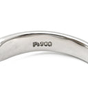 ノンブランド NON BRAND 白蝶パール 13.7mm ダイヤ パールホワイトXプラチナシルバー Pt900 パール ダイヤモンド リング 指輪 1P 1粒 大粒 真珠 Pt900 ラウンドシェイプ 10号